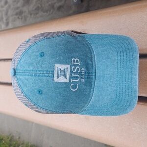 CUSB Bank Embroidered Snapback Trucker Mesh Cap Hat